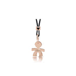 Load image into Gallery viewer, Ciondolo in Oro Rosa Maschietto