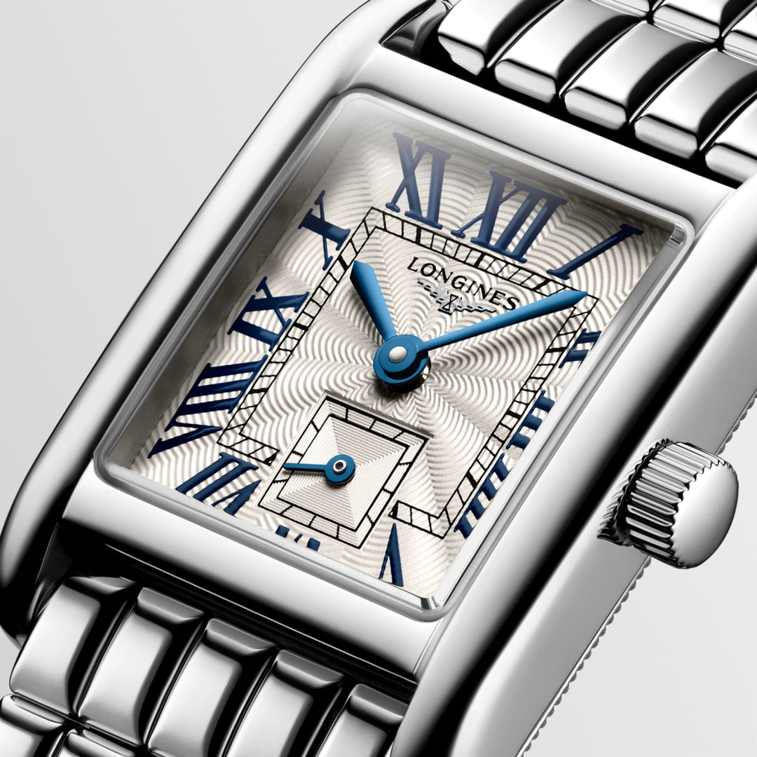 Longines Mini DolceVita L5.200.4.71.6 - cassa e bracciale acciaio - quadrante argento flinqué