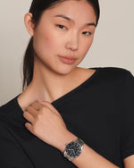 Load image into Gallery viewer, Longines Spirit Zulu Time 39mm L3.802.4.53.6 - cassa e bracciale acciaio - quadrante nero con funzione GMT - polso