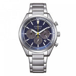 Load image into Gallery viewer, Citizen Sport Crono CA4700-50L - bracciale e cassa acciaio - quadrante blu con datario e cronografo