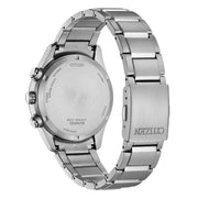 Citizen Super Titanio Crono CA4750-51A - bracciale e cassa titanio - quadrante grigio con datario e cronografo - fondello