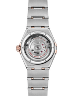 Load image into Gallery viewer, Cassa da 29 mm in acciaio inossidabile con lunetta liscia in acciaio e bracciale integrato in acciaio inox lucido e satinato

