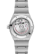 Load image into Gallery viewer, Cassa in acciaio inox da 39 mm con lunetta incisa a numeri romani e bracciale integrato in acciaio inox lucido e satinato
