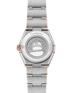 Load image into Gallery viewer, Cassa e lunetta in acciaio inox e oro Sedna™ 18K da 28 mm con incisioni numeri romani sulla lunetta
