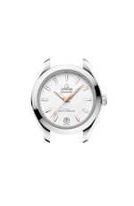 Load image into Gallery viewer, Cassa in acciaio inossidabile da 28 mm con vetro zaffiro antigraffio e bracciale integrato in acciaio inossidabile
