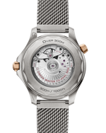 Load image into Gallery viewer, Cinturino in caucciù marrone integrato con fibbia déployante in titanio spazzolato dell’Omega Seamaster Diver 300M 42 mm.
