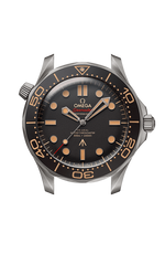 Load image into Gallery viewer, Cassa in titanio grado 2 spazzolato da 42 mm con profilo laterale e vetro zaffiro bombato antiriflesso.
