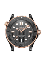 Load image into Gallery viewer, Cassa in ceramica nera da 43,5 mm con lunetta girevole unidirezionale in titanio grado 5 con anello in ceramica con scala subacquea
