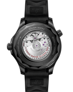 Load image into Gallery viewer, Cinturino in caucciù tecnico nero con inserto tessile e chiusura déployante in acciaio dell’Omega Seamaster Diver 300M 43,5 mm.
