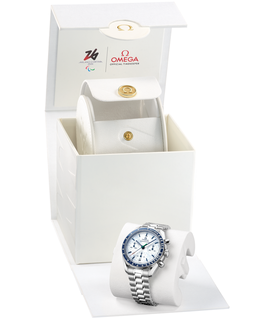 Omega Speedmaster 38 Milano Cortina 2026 Paraolimpiadi 522.30.38.50.04.002 - box