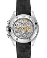 Load image into Gallery viewer, Cinturino nero in caucciù con fibbia déployante in acciaio dell’Omega Speedmaster Moonwatch Professional 42 mm 310.32.42.50.04.001.
