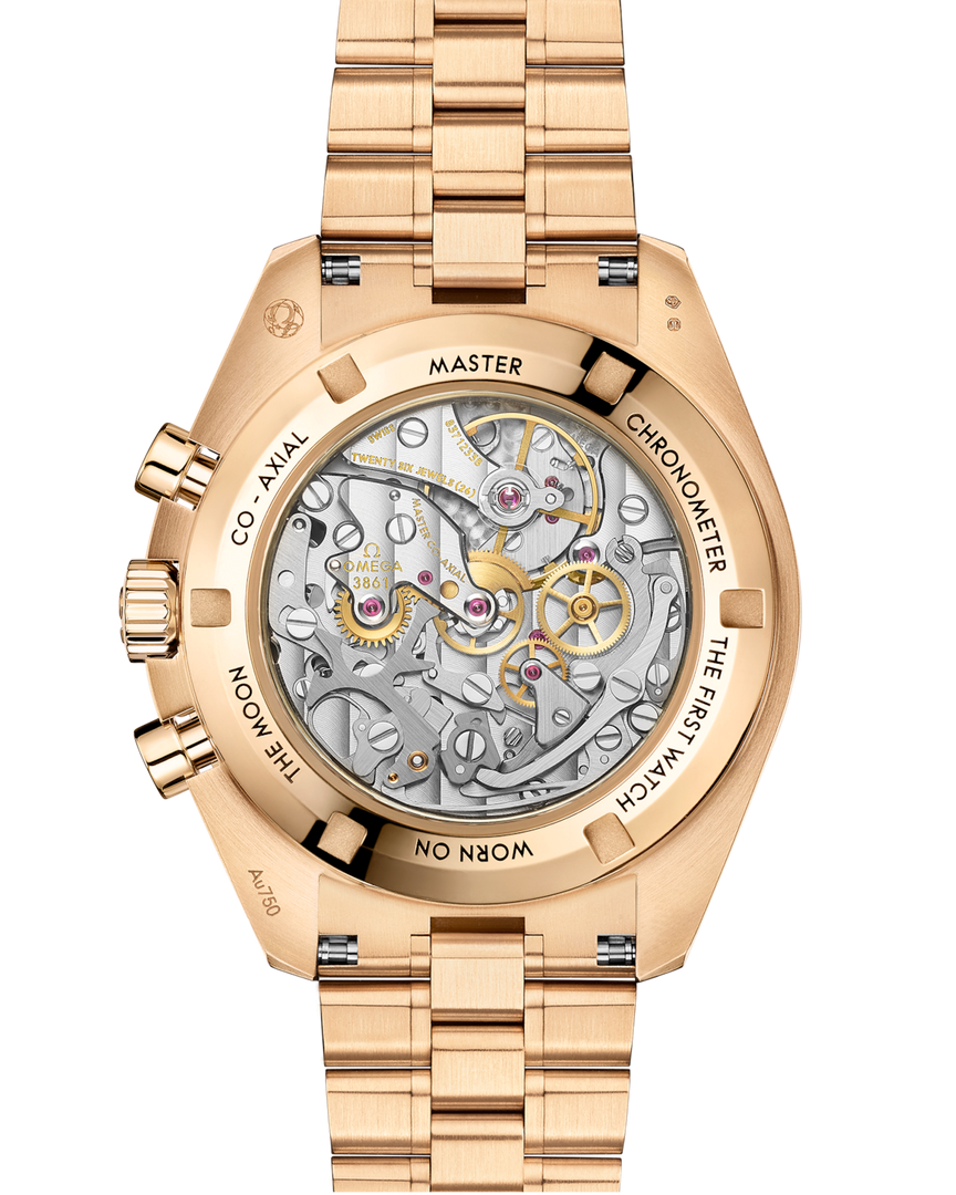 Bracciale in oro Moonshine™ 18 carati con chiusura déployante dell’Omega Speedmaster Moonwatch Professional modello 310.60.42.50.10.001.