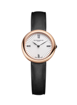 Load image into Gallery viewer, Baume &amp; Mercier Joia de Baume &amp; Mercier 10849 - cassa acciaio dorato - cinturino pelle nero - quadrante bianco