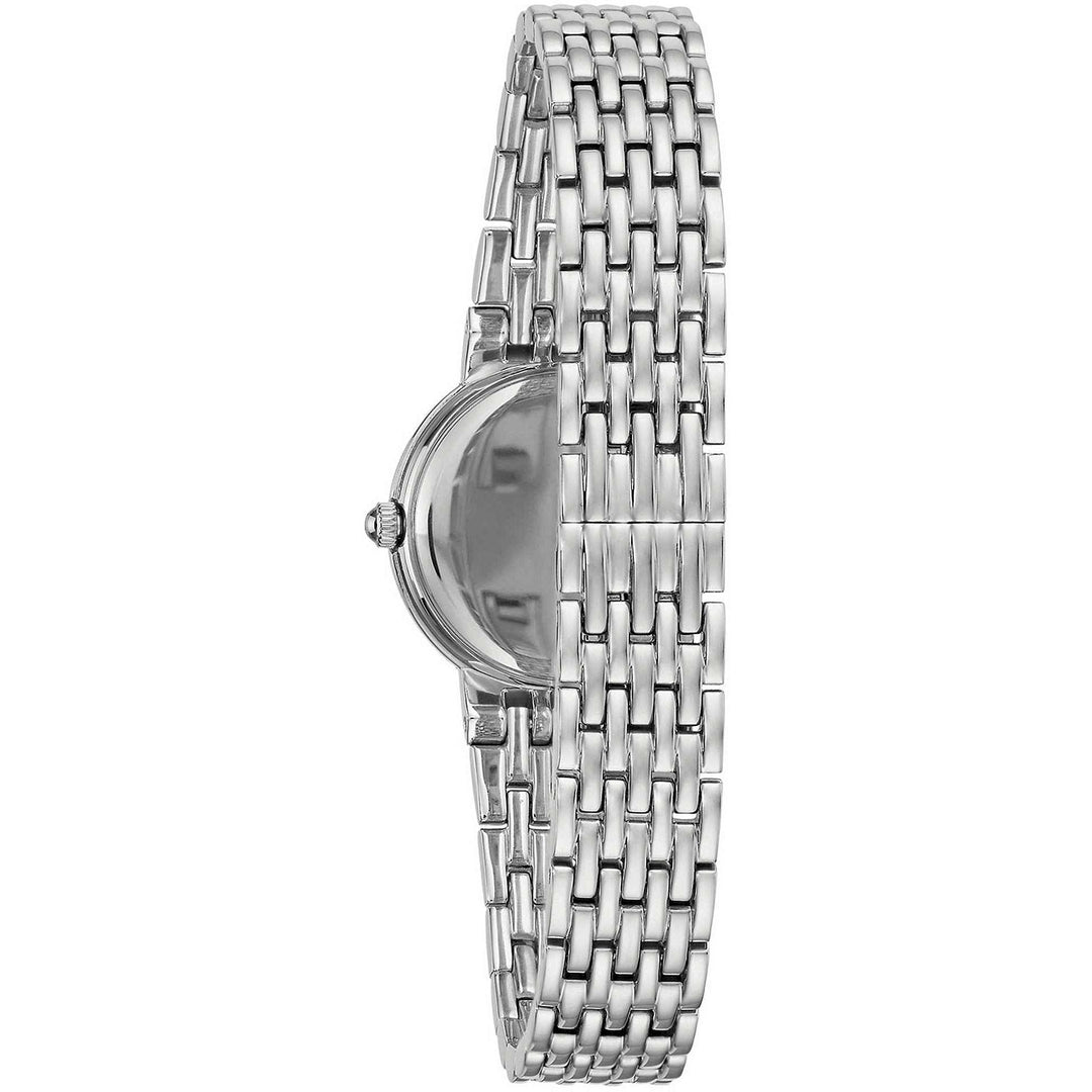 Cassa da 26 mm in acciaio inox con finitura lucida e bracciale in acciaio inox con chiusura deployante
