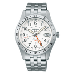 Load image into Gallery viewer, Seiko 5 sports SSK059K1 - bracciale e cassa acciaio - quadrante bianco con datario e funzione GMT
