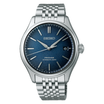 Load image into Gallery viewer, Seiko Presage Classic SPB525J1 - bracciale e cassa acciaio - quadrante blu con datario