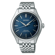 Seiko Presage Classic SPB525J1 - bracciale e cassa acciaio - quadrante blu con datario