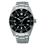 Seiko Prospex SPB453J1 - bracciale e cassa acciaio - quadrante nero con datario 
