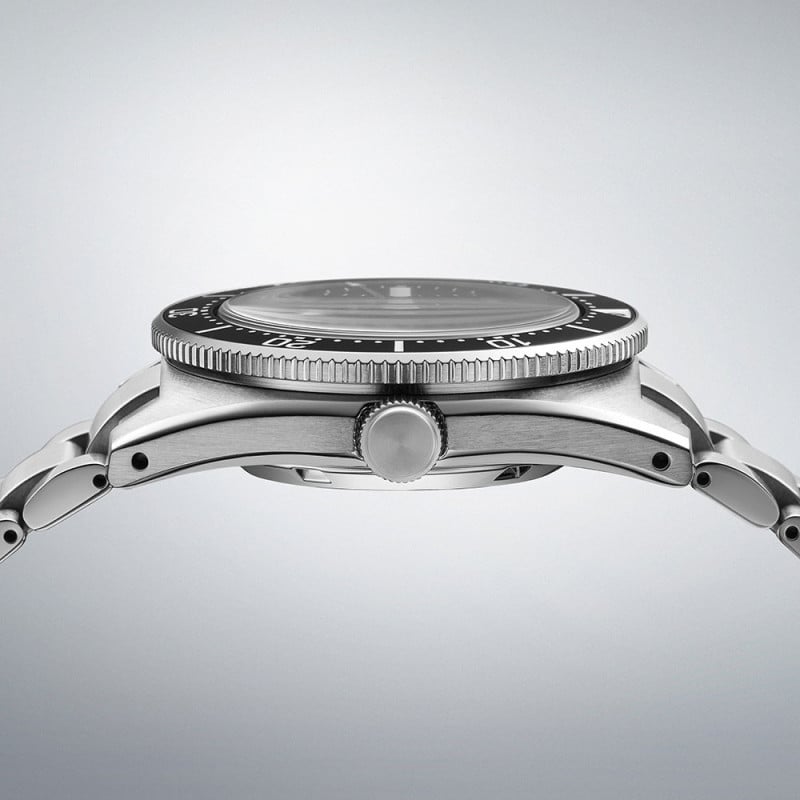 Seiko Prospex SPB453J1 - bracciale e cassa acciaio - quadrante nero con datario 