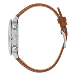 Load image into Gallery viewer, Bulova Military 96B482 - cassa acciaio - cinturino pelle marrone - quadrante verde con cronografo e datario