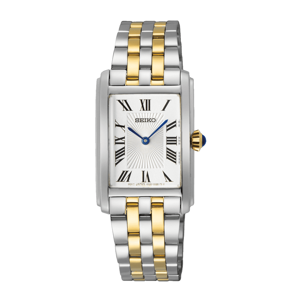 Seiko Classic SWR087P1 - bracciale acciaio/oro giallo - cassa acciaio - quadrante bianco