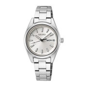 Seiko Classic SUR349P1 - bracciale e cassa acciaio - quadrante argento con datario