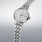 Seiko Presage Cocktail SRE017J1 - bracciale e cassa acciaio - quadrante argento con diamanti