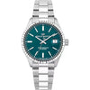 Philip Watch Caribe Urban R8253597130 - bracciale e cassa acciaio - quadrante verde con datario