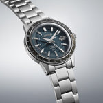 Load image into Gallery viewer, Cinturino in acciaio inox con chiusura deployante a tripla pieghevole e fondello trasparente a vite del Seiko Presage Style 60&#39;s
