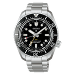 Load image into Gallery viewer, Seiko Prospex Diver’s Watch 1968 Heritage GMT HBC002J1 - cassa e bracciale acciaio - lunetta in ceramica - quadrante nero con funzione GMT