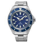 Load image into Gallery viewer, Quadrante blu sunburst del Seiko Prospex Samurai SRPL51K1 con indici luminescenti LumiBrite e lancette prominenti
