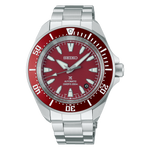 Load image into Gallery viewer, Seiko Prospex SRPL11K1 - cassa e bracciale acciaio - lunetta alluminio rossa - quadrante rosso con datario