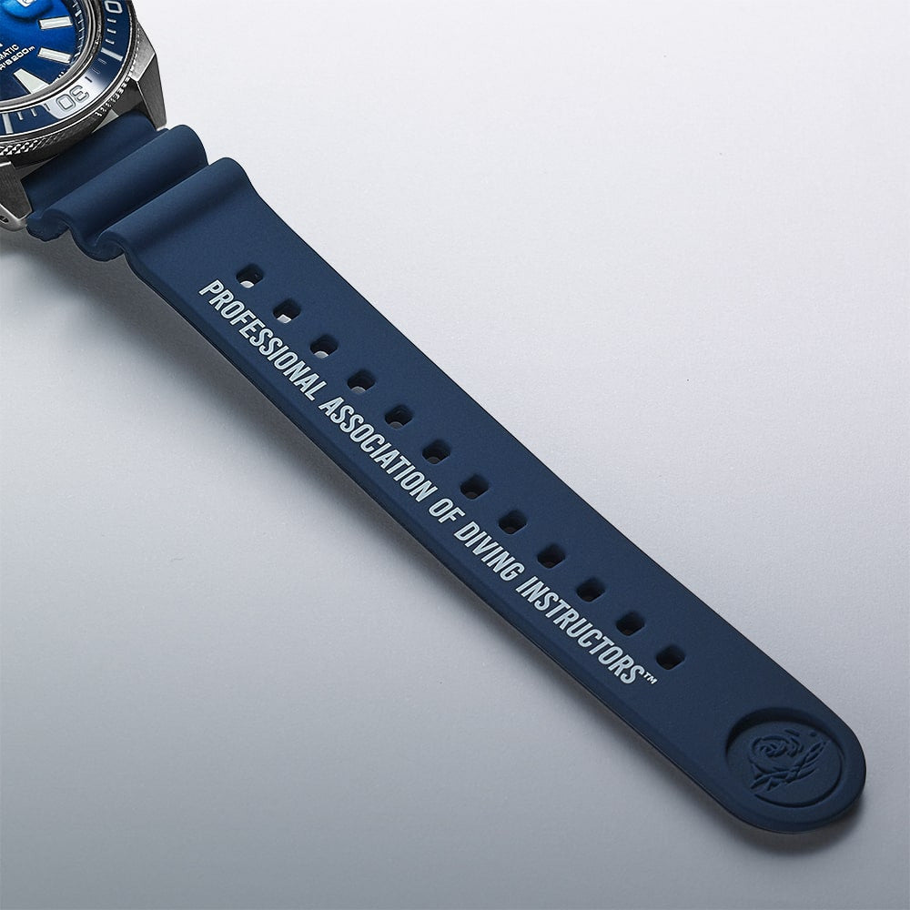 Seiko Prospex Padi SRPJ93K1 - cassa acciaio - lunetta ceramica blu - cinturino silicone blu - quadrante blu con datario
