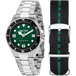 Load image into Gallery viewer, Sector 230 R3253161546 - bracciale acciaio - cassa acciaio - quadrante verde  con datario