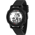 Load image into Gallery viewer, Sector EX-27 R3251191001 - cassa e cinturino in plastica nera - quadrante digitale