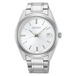Load image into Gallery viewer, Seiko Classic SUR307P1 - bracciale e cassa acciaio - quadrante argento con datario