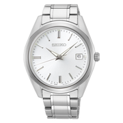 Seiko Classic SUR307P1 - bracciale e cassa acciaio - quadrante argento con datario