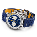 Load image into Gallery viewer, Vista laterale della cassa da 13,3 mm di spessore e corona con due giunti dell’orologio Breitling Top Time B01 Gino Bartali
