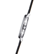 Cassa tonda in acciaio inox argento da 39 mm con vetro minerale e fondello in acciaio dell'orologio Festina Classics