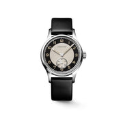 Quadrante champagne con datario e lancette argentate lucide dell'orologio Heritage Classic automatico