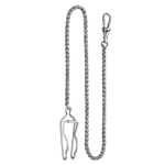 Load image into Gallery viewer, Catena in acciaio inox argentato con gancio per orologio da tasca Festina Bolsillo
