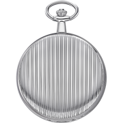 Cassa rotonda in acciaio inox argentato dal diametro di 49 mm con corona a pulsante dell'orologio da tasca Festina Bolsillo