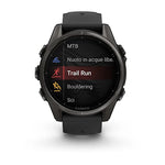 Load image into Gallery viewer, Garmin Fēnix® 8 - 43 mm 010-02903-21 - cinturino silicone nero - cassa resina nera - quadrante multifunzionale nero