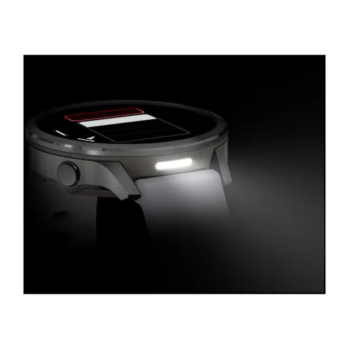 Garmin Venu® 4 - 41 mm 010-03013-01  - cinturino silicone bianco - cassa acciaio - quadrante multifunzione nero