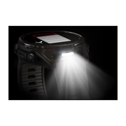Garmin Fēnix® 8 - 43 mm 010-02903-21 - cinturino silicone nero - cassa resina nera - quadrante multifunzionale nero