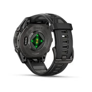 Garmin Fēnix® 8 - 43 mm 010-02903-21 - cinturino silicone nero - cassa resina nera - quadrante multifunzionale nero - fondello
