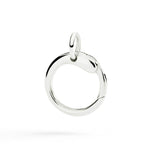 Load image into Gallery viewer, Porta ciondoli Dodo in argento 925 con design elegante e vintage, ideale per indossare una collezione di charm.
