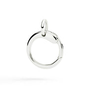 Porta ciondoli Dodo in argento 925 con design elegante e vintage, ideale per indossare una collezione di charm.