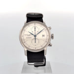 Load and play video in Gallery viewer, Buame &amp; Mercier Classima Chrono Automatic 42mm ref. 8692 - cinturino pelle - cassa acciaio - quadrante bianco con cronografo e datario