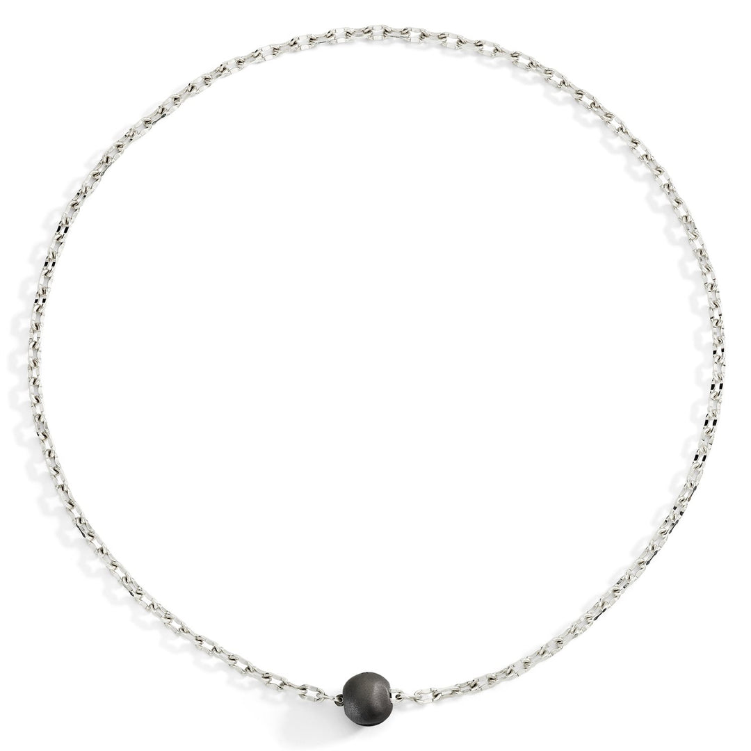 DoDo Collana pepita argento & titanio DCC5006-PEPIT-0AGTI